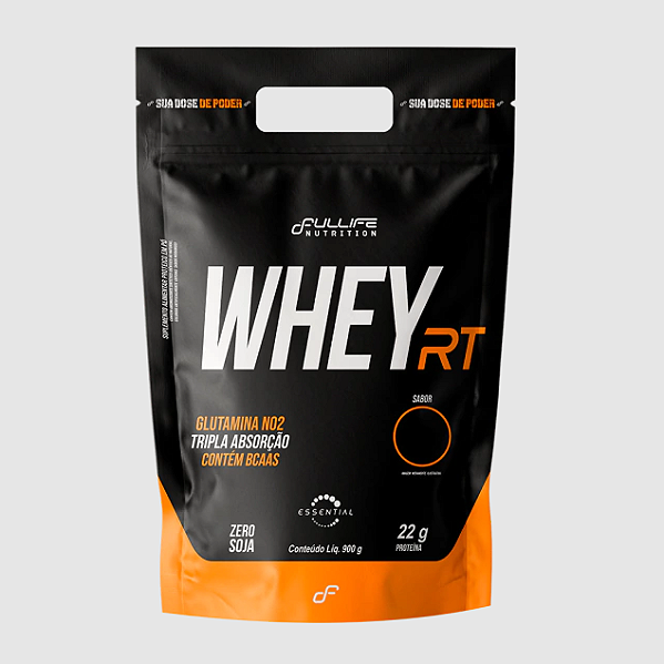 WHEY RT FULLIFE REFIL 900G SABOR DOCE DE LEITE