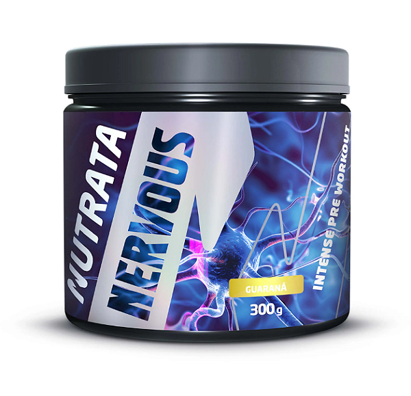 PRE TREINO NERVOUS NUTRATA 300G SABOR GUARANA