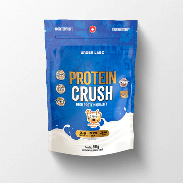 PROTEIN CRUSH UNDER LABZ REFIL 900G SABOR SWISS CARAMEL MACCHIATO