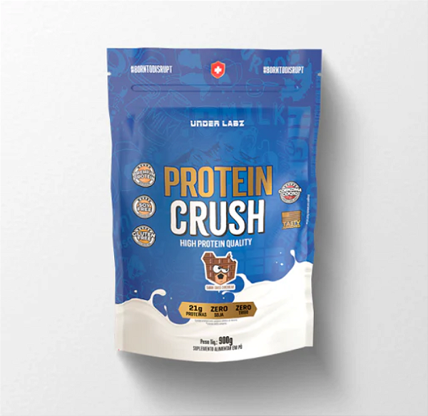 PROTEIN CRUSH UNDER LABZ REFIL 900G SABOR SWISS CHOCOBEAR