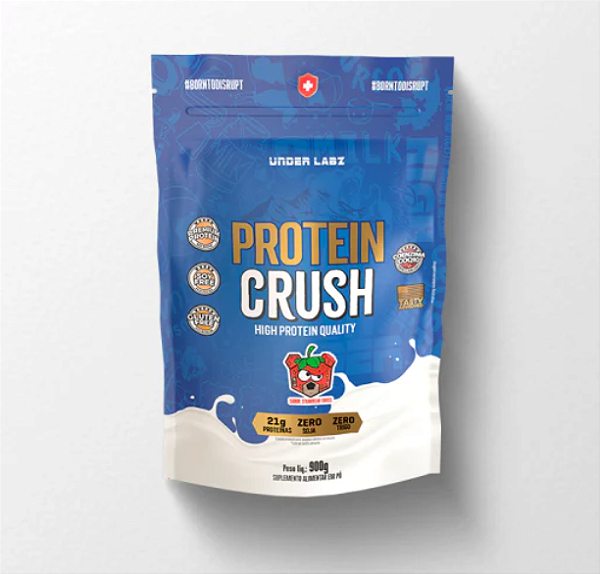 PROTEIN CRUSH UNDER LABZ REFIL 900G SABOR STRAWBEAR SWISS