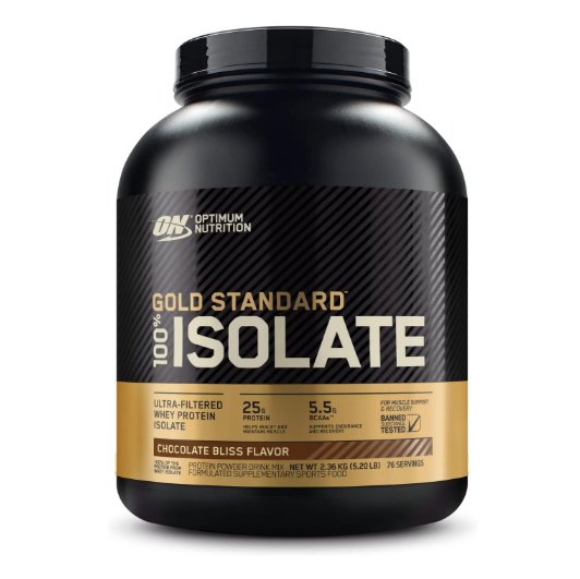 GOLD STANDARD 100% ISOLATE OPTIMUM NUTRITION POTE 2,28KG SABOR CHOCOLATE BLISS