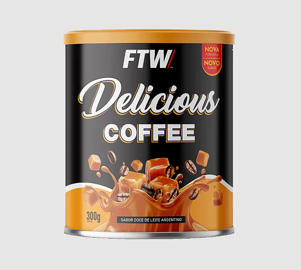DELICIOUS COFFEE FTW 300G SABOR DOCE DE LEITE ARGENTINO