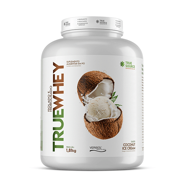 TRUE WHEY PROTEIN TRUE SOURCE POTE 1,8KG SABOR COCONUT ICE CREAM