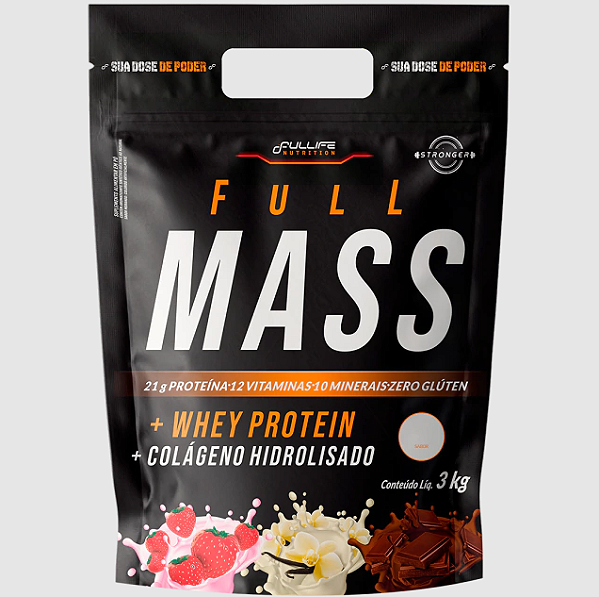 FULL MASS HIPERCALORICO 3KG SABOR BAUNILHA