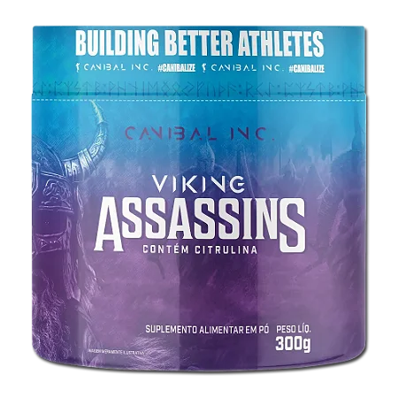 PRE TREINO VINKING ASSASINS 300G SABOR TROPICAL FRUITS