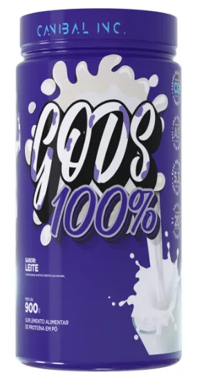 GOODS WHEY 100% CANIBAL INC POTE 900G SABOR LEITE