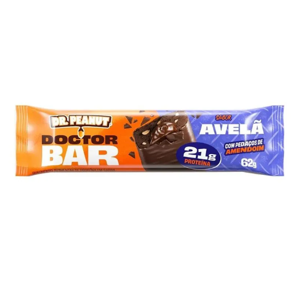 DOCTOR BAR DR.PEANUT 62G SABOR AVELA