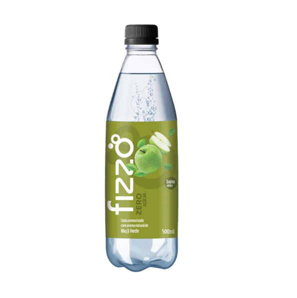 AGUA SABORIZADA FIZZO 500ML SABOR FRUTAS MACA VERDE
