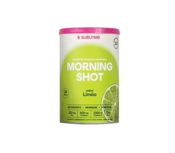 MORNING SHOT IMUNIDADE 144G SABOR LIMAO SUBLYME