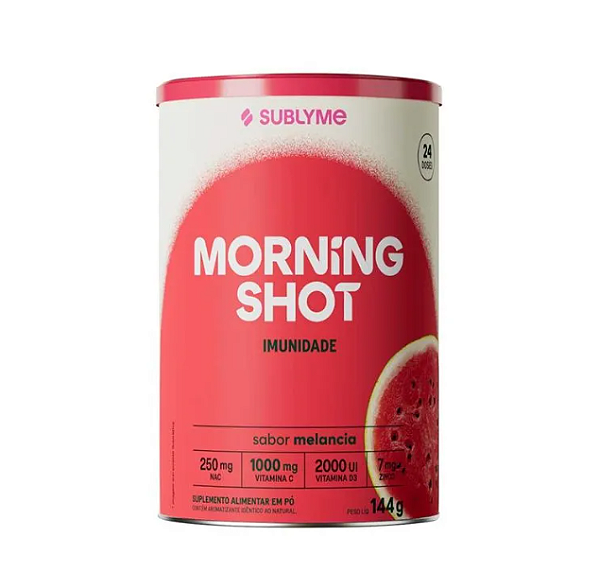 MORNING SHOT IMUNIDADE 144G SABOR MELANCIA SUBLYME