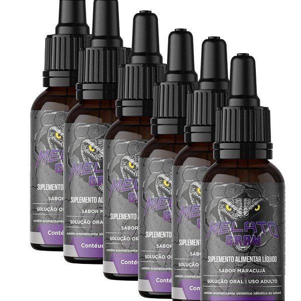 MELATOGROW – O SONO QUE MUDA SUA VIDA (6 UNDS) (COMPRE UM GANHE OUTRO)