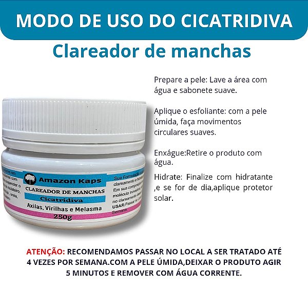 Clareador Esfoliante Amazolé Profissional – Pele Uniforme, Hidratada e Renovada ✨