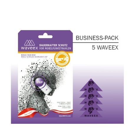 WAVEEX - ( 5 Unidades ) Chip Anti-radiação para Celulares, Tablets, conexão Wi-Fi, Bluetooth e etc.