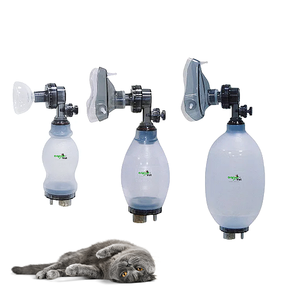 Ambú de silicone - Conjunto com 3 tamanhos