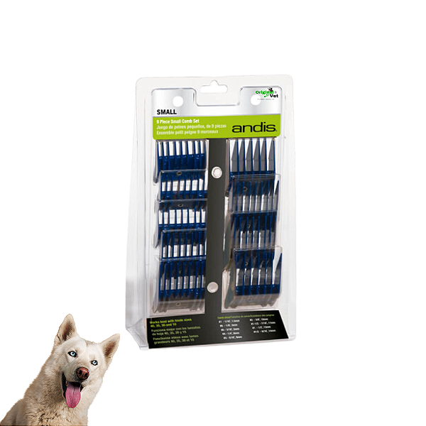 Conjunto de pentes adaptadores c/ 9 peças (pequeno)