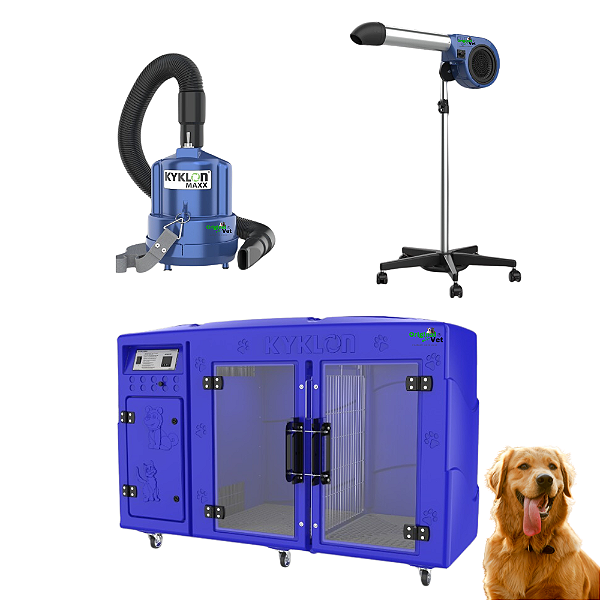 Kit Máquina de secar + Secador 5000 + Soprador maxx - Kyklon