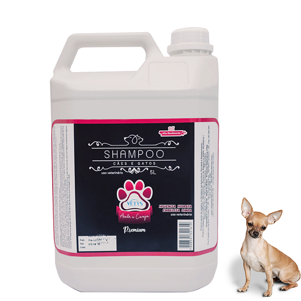 Shampoo Premium Avelã e Cereja 5 Litros - Vetys
