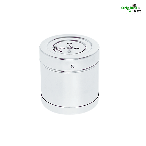 Tambor Perfurado em Inox 14X12Cm - Fami