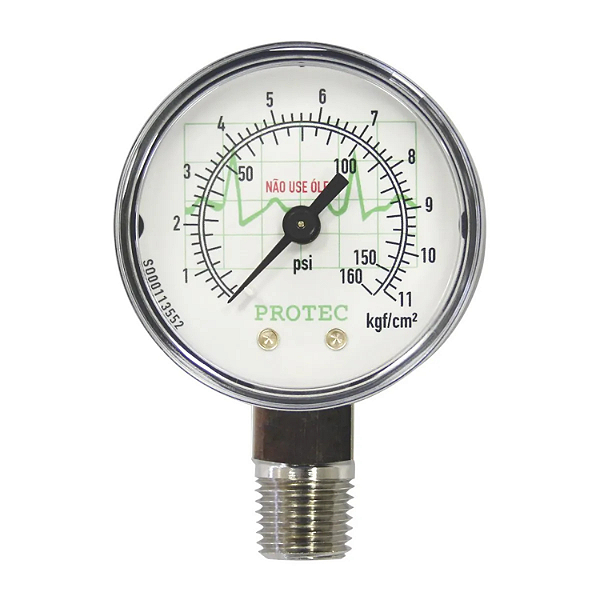 Manômetro Válvula rede 0 a 11Kg