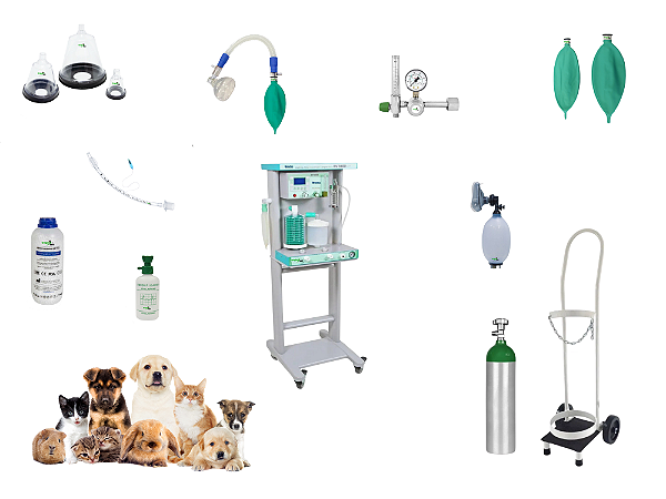 KIT ANESTESIA INALATORIA EV1000 PLUS COMPLETO