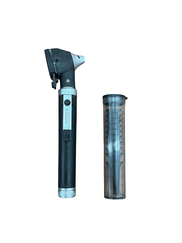 Otoscópio Profissional Led Fibra Óptica