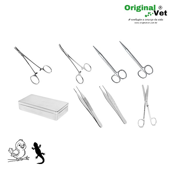 Kit para Cirurgia de Aves e Pequenos Repteis