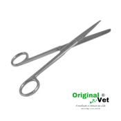 TESOURA CIRURGICA RETA FINA ROMBA 15CM - ORIGINAL VET