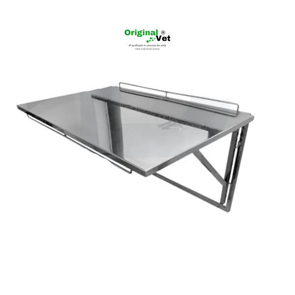 MESA VETERINÁRIA DE PAREDE EM INOX ORIGINAL VET
