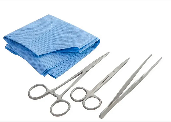Kit Curativo Metal 2 - Descartável Estéril