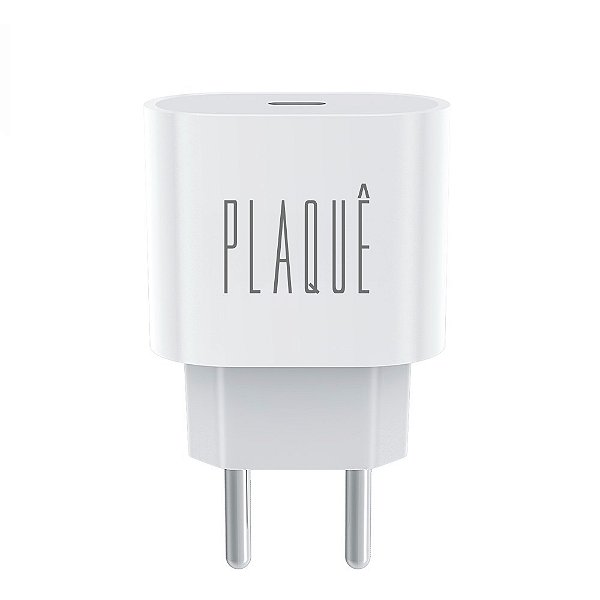 Fonte Turbo 20W Plaquê - Entrada Tipo-C