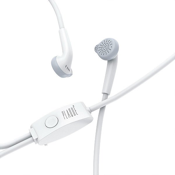 Fone de Ouvido Ergonômico Plaquê em Silicone - Entrada P2