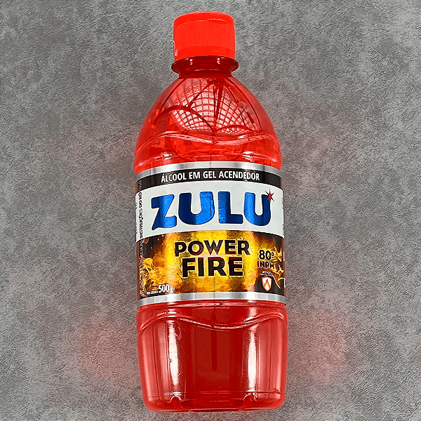 Álcool Gel 80° Acendedor Zulu 500 gramas