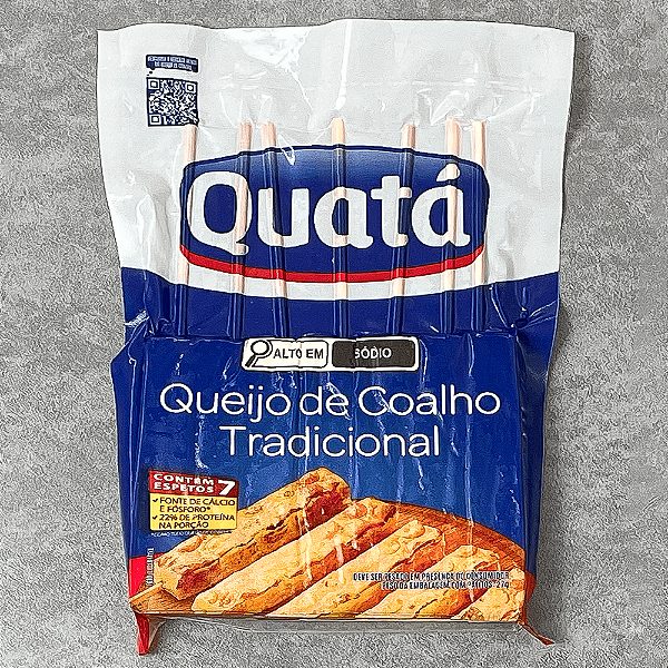 Espeto de Queijo Coalho Quatá 300 gramas