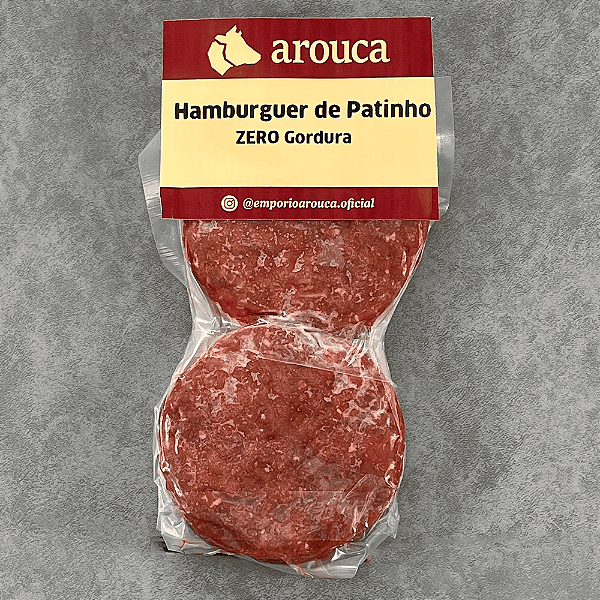 Hamburguer Patinho ZERO Gordura aproximadamente 300 gramas