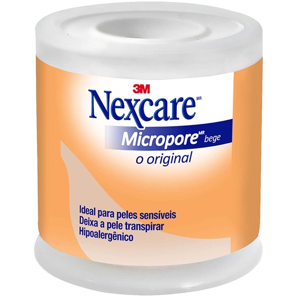 Fita Micropore Bege 3M 50mm x 4,5m - Nexcare