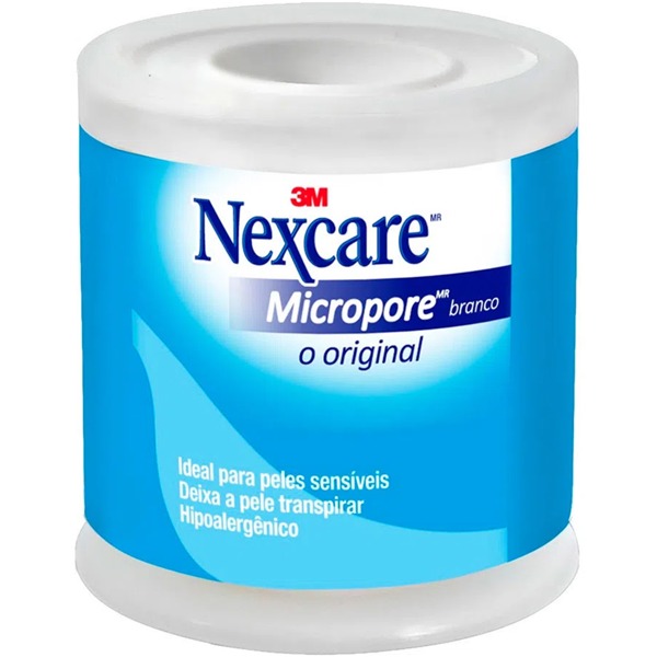 Fita Micropore Branca 3M 50mm x 4,5m - Nexcare