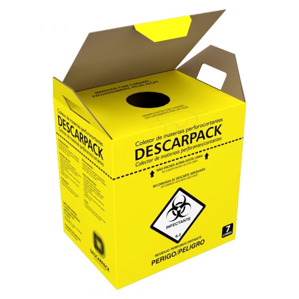 Coletor Perfurocortante Descarpack 7 Litros dp