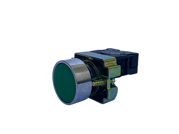 14 pçs Pulsador faceado verde 1NA 22mm M20AFR-G-1A Metaltex