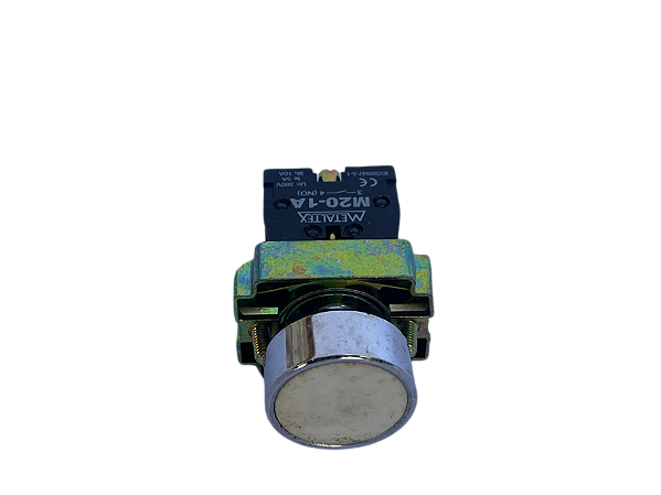 28 pçs Pulsador branco 1NA M20BFR-W-1A Metaltex