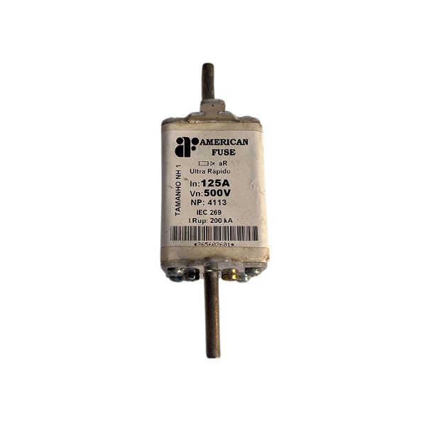 Fusivel aR 125A NH1 4113 American Fuse