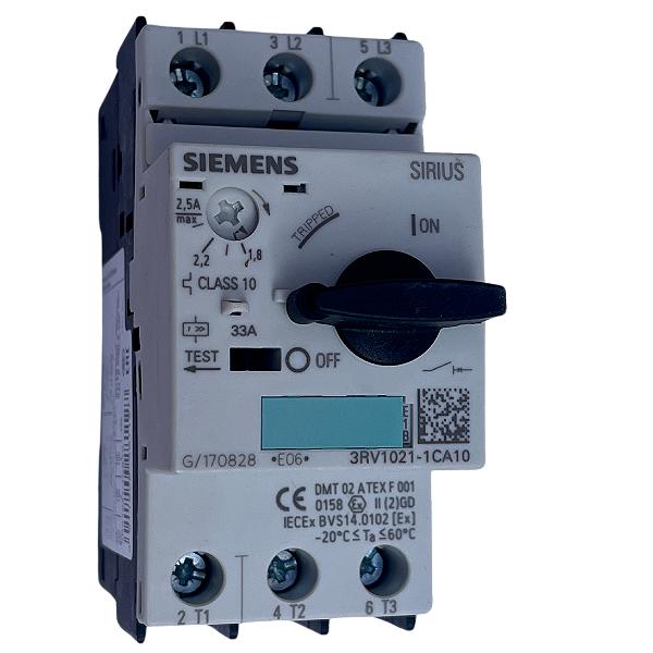 Disjuntor motor 1,8-2,5A 3RV1021-1CA10 Siemens