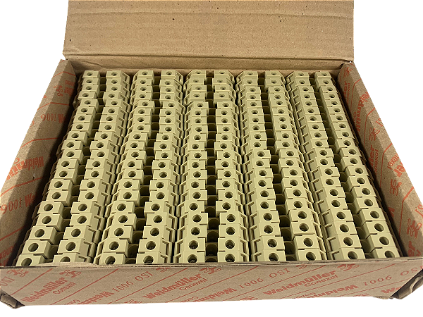 100 pçs Borne Conector SAK 6 EN PA Bege EX CO19326.0100 Weidmuller