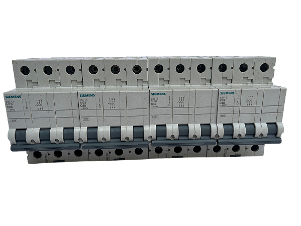 4 pçs Disjuntor tripolar 40A curva C 5SL1340-7MB Siemens