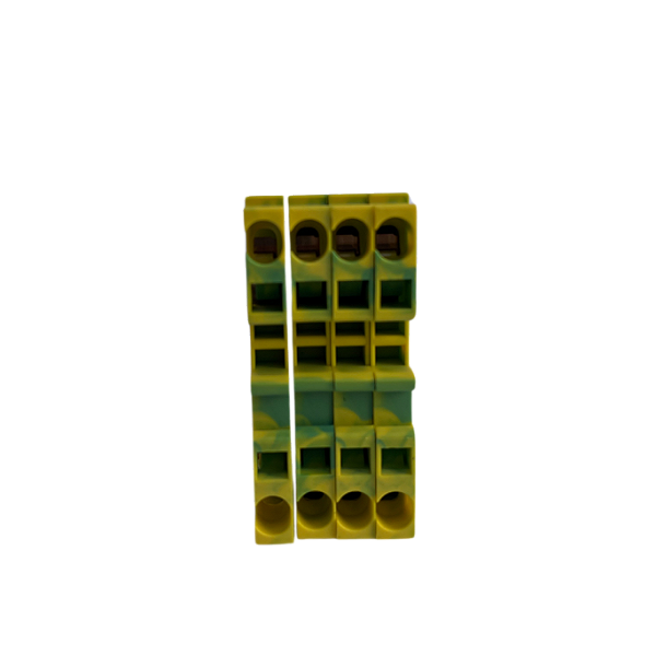 10 pçs Terminal terra PE/PEN 4mm² conexão mola verde/amarelo 8WH2 000-0CG07 Siemens