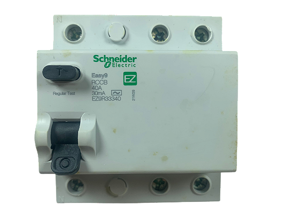 Interruptor diferenciaL IDR Easy9 3P 40A tipo AC 30mA 3kA EZ9R33340 Schneider Electric