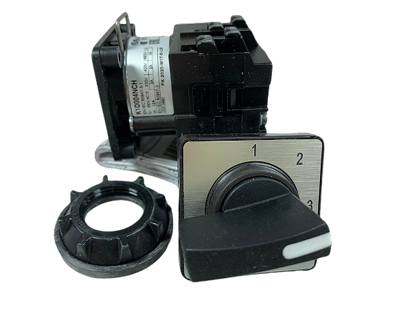 Comutador rotativo 12A 4 posições furo 22mm K1D004NCH Schneider Electric