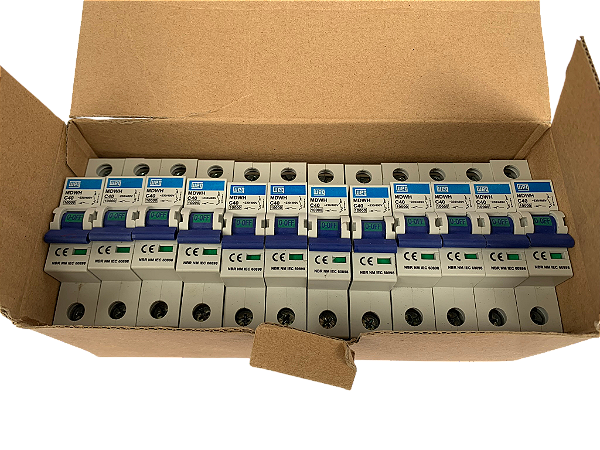 12 Pçs Minidisjuntor Monopolar 40A 10kA MDWHC401 11422717 Weg