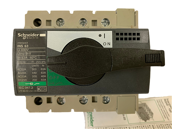 Interruptor INS63 tripolar 63A 28902 Schneider Electric