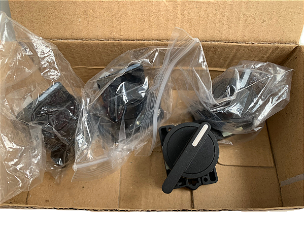 3 pçs comutador manopla curta 3 posicoes SLMB8T0 Steck